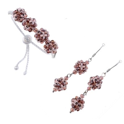 907. PDF- Anleitung / Schmuck selber machen / Armband und Ohrringe