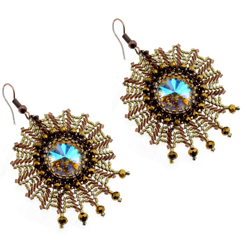 47.Bastelidee / Rocailles Ohrringe selber machen Anleitung + Zubehör 47.Bastelidee / Rocailles Ohrringe selber machen Anleitung + Zubehör