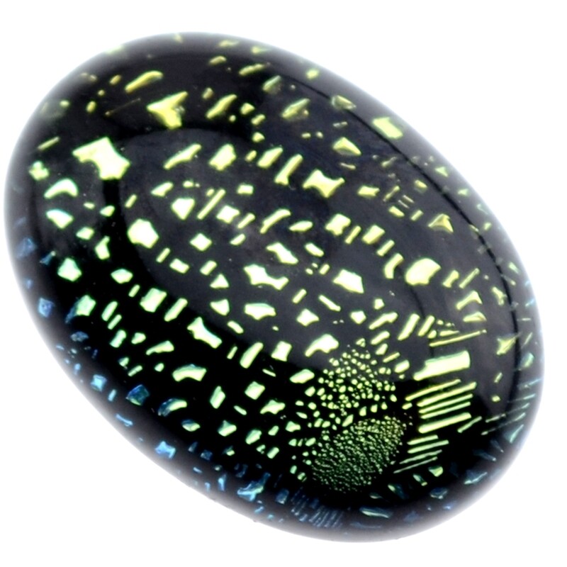 Dichroic Glas Cabochon 13x18mm/1St