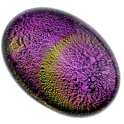 Dichroic Glas Cabohon 18x25mm/1St