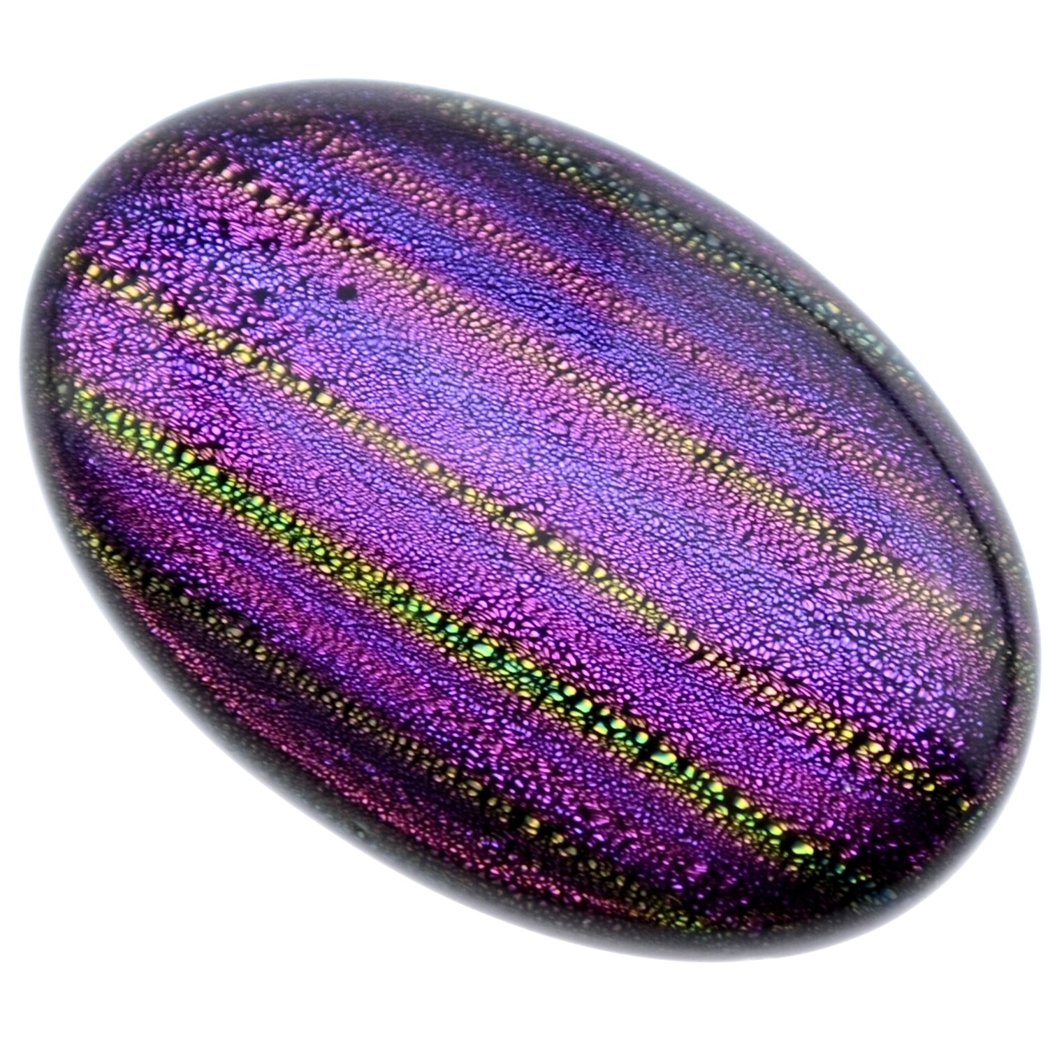 Dichroic Glas Cabohon 20x30mm / 1St