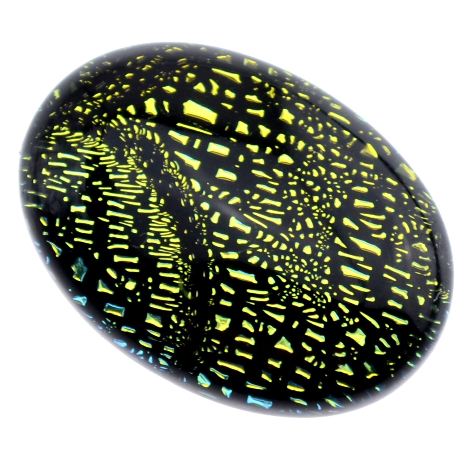 Dichroic Glas Cabohon 18x25mm/1St