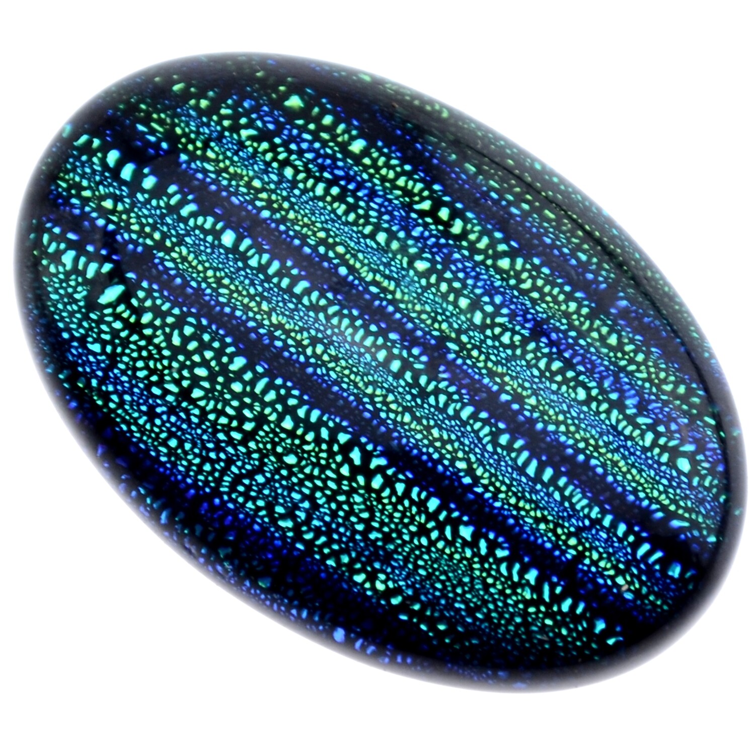 Dichroic Glas Cabohon 20x30mm / 1St