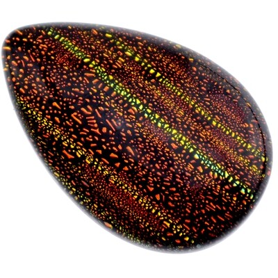 Dichroic Glas CabohonTropfen 20x30mm/1St
