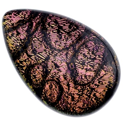 Dichroic Glas CabohonTropfen 20x30mm/1St