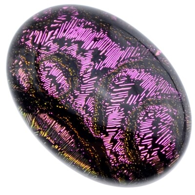 Dichroic Glas Cabohon 18x25mm/1St