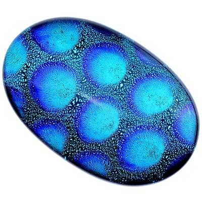 Dichroic Glas Cabohon 40x60mm/1St