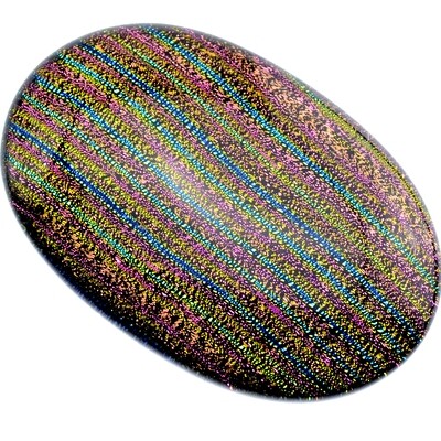 Dichroic Glas Cabohon 40x60mm/1St Dichroic Glas Cabohon 40x60mm/1St