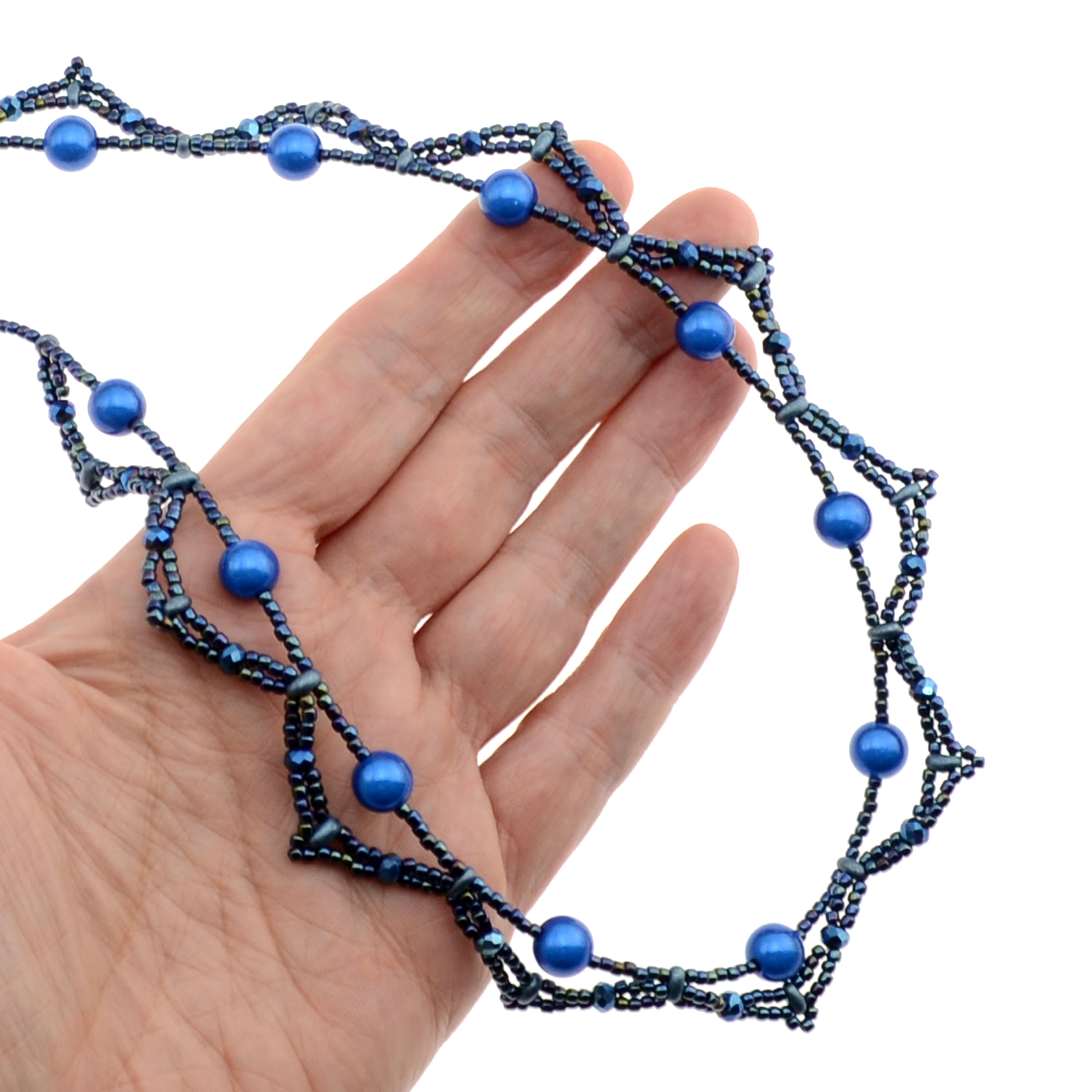 30. Kit mit Perlen, Anleitung und Zubehör / Schmuck selber machen