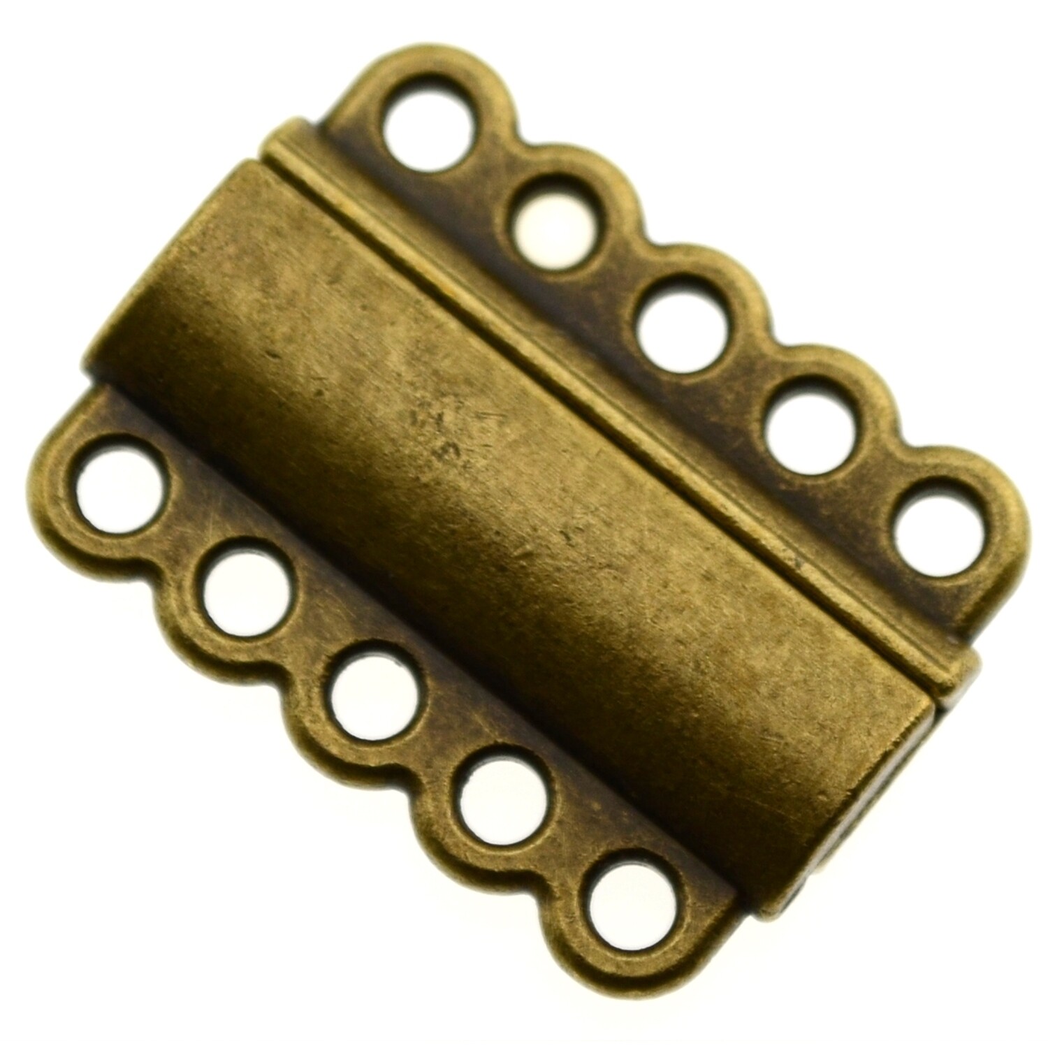 Magnetverschluss für Schmuck 21x29mm / 3 -Reihig / 1 Stück