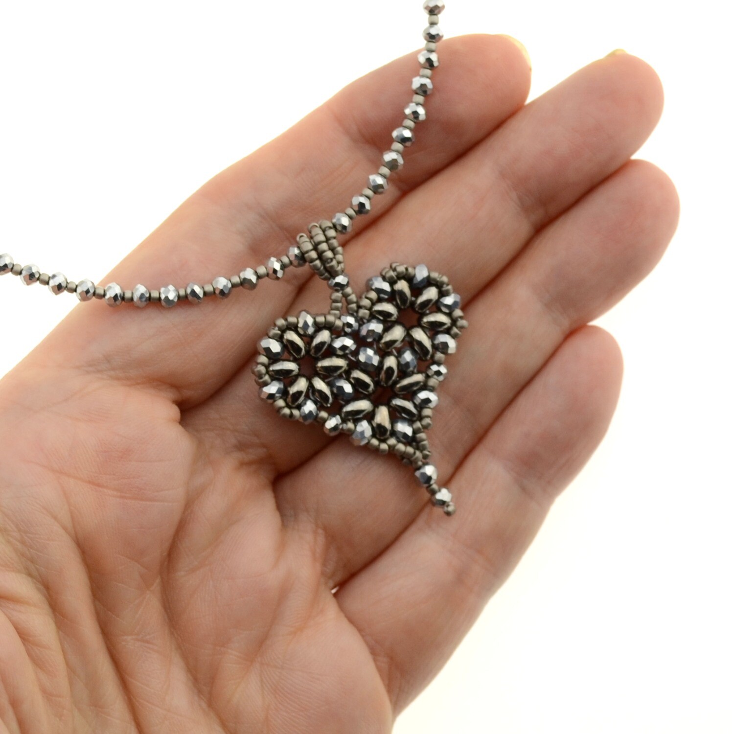 31.Kit mit Perlen, Anleitung und Zubehör / Schmuck selber machen / Anhänger