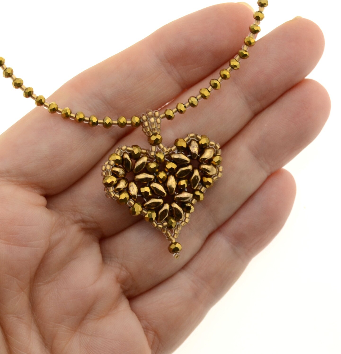 31. Kit mit Perlen, Anleitung und Zubehör / Schmuck selber machen / Anhänger