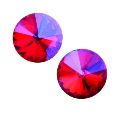 Rivoli Crystal Glas Cabohon 14mm /pink/ 3 Stück Rivoli Crystal Glas Cabohon 14mm /pink/ 3 Stück