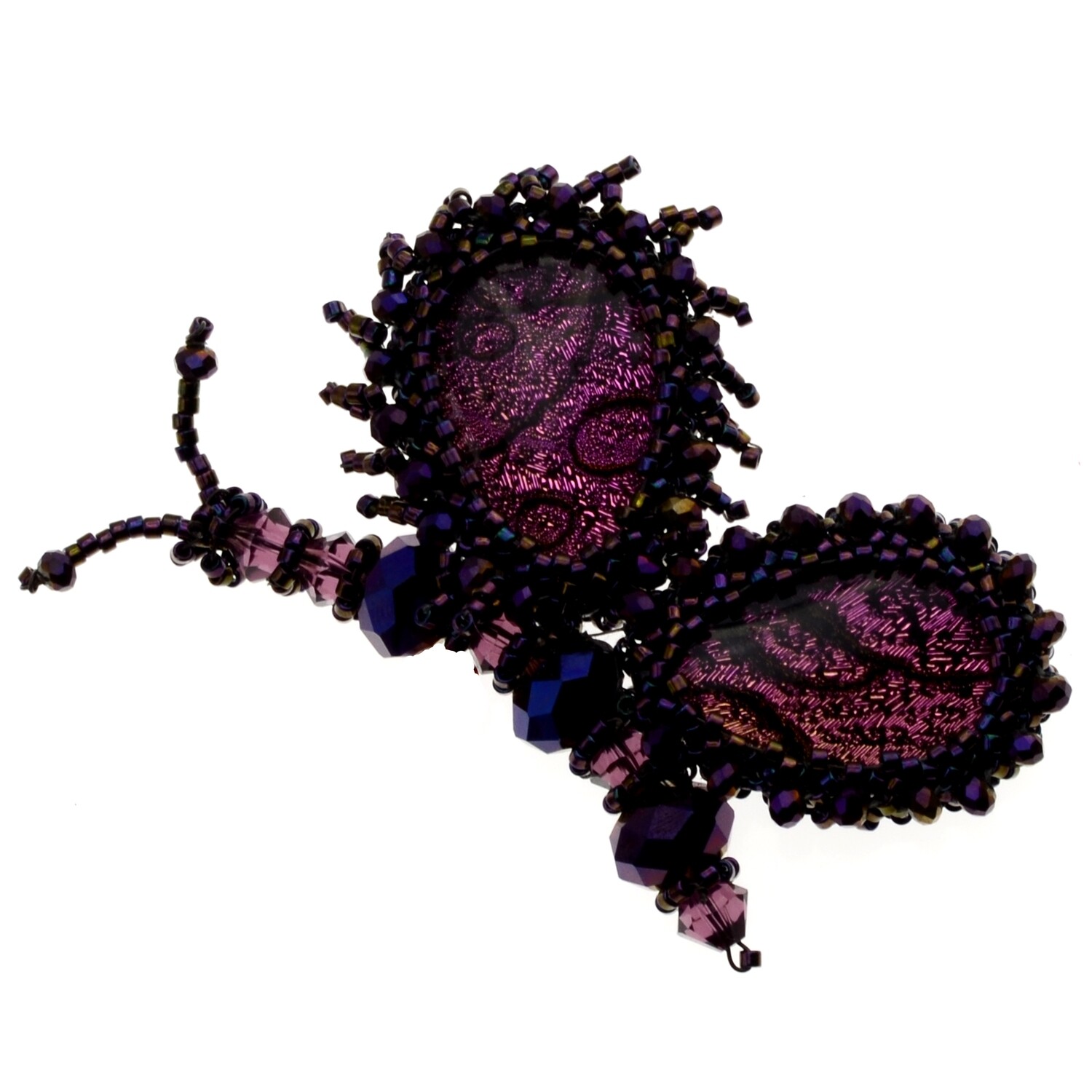 745. Schmuckherstellungs Set  Schmetterling / Brosche selber machen DIY Kit mit Perlen + Anleitung + Zubehör