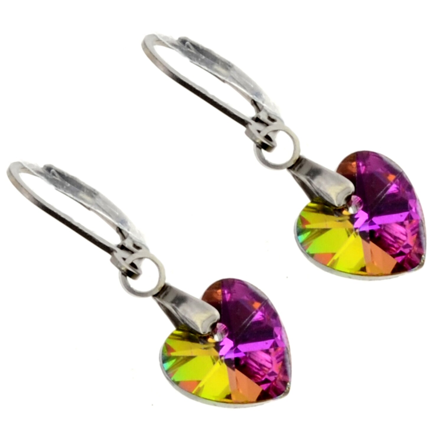 25. Schmuck selber machen /Ohrringe aus Edelstahl mit Herzchen