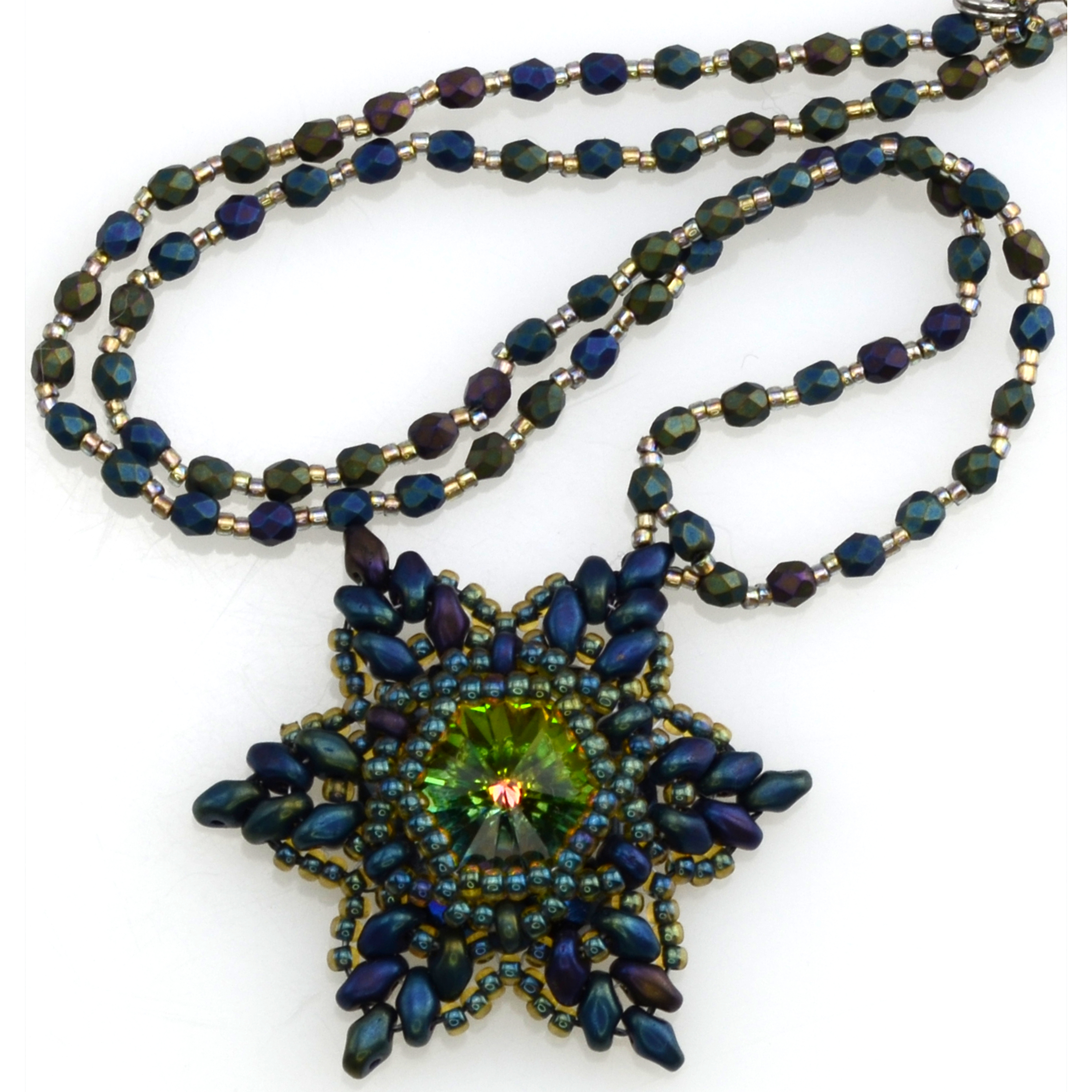 DIY-Kit Anhänger - „Forest Night“  Set mit Perlen, Anleitung und Zubehör