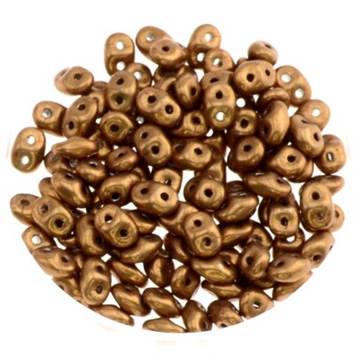 Super Duo Perlen 2,5x5mm saturated metall Ceylon-Gelb /5g Super Duo Perlen 2,5x5mm saturated metall Ceylon-Gelb /5g