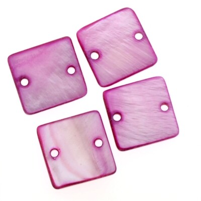 Perlmutt 15x15mm / 10 Stück Perlmutt 15x15mm / 10 Stück