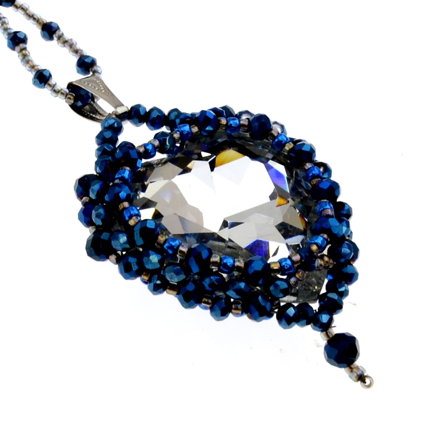 49. Kit mit Perlen, Anleitung und Zubehör / Schmuck selber machen / Anhänger Herz / English + Deutsch