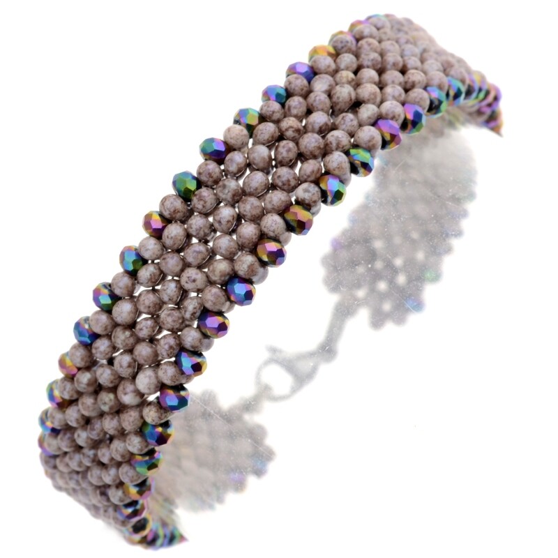 Schmuckherstellung Set 51/ Perlenarmband selber machen DIY Kit mit Perlen + Anleitung + Zubehör