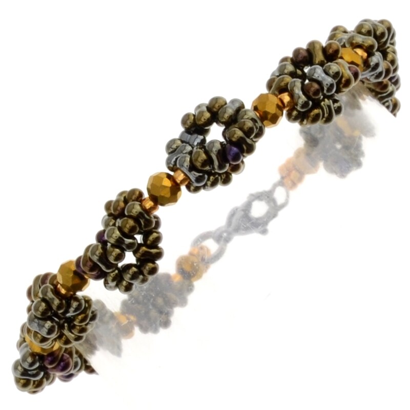 Schmuckherstellung Set 46/ Perlenarmband selber machen DIY Kit mit Perlen + Anleitung + Zubehör