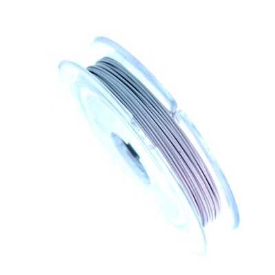 Draht nylonummantelt 0,4mm weiß /10m Draht nylonummantelt 0,4mm weiß /10m
