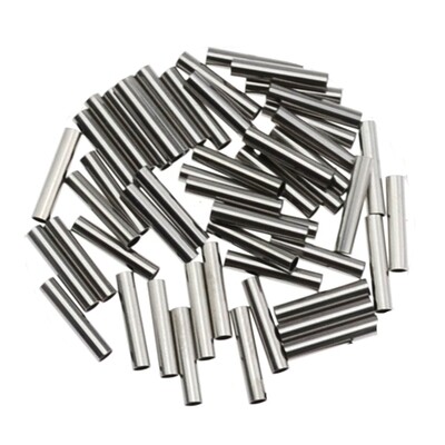 20x Metallröhrchen edelstahl 10x2mm 20x Metallröhrchen edelstahl 10x2mm