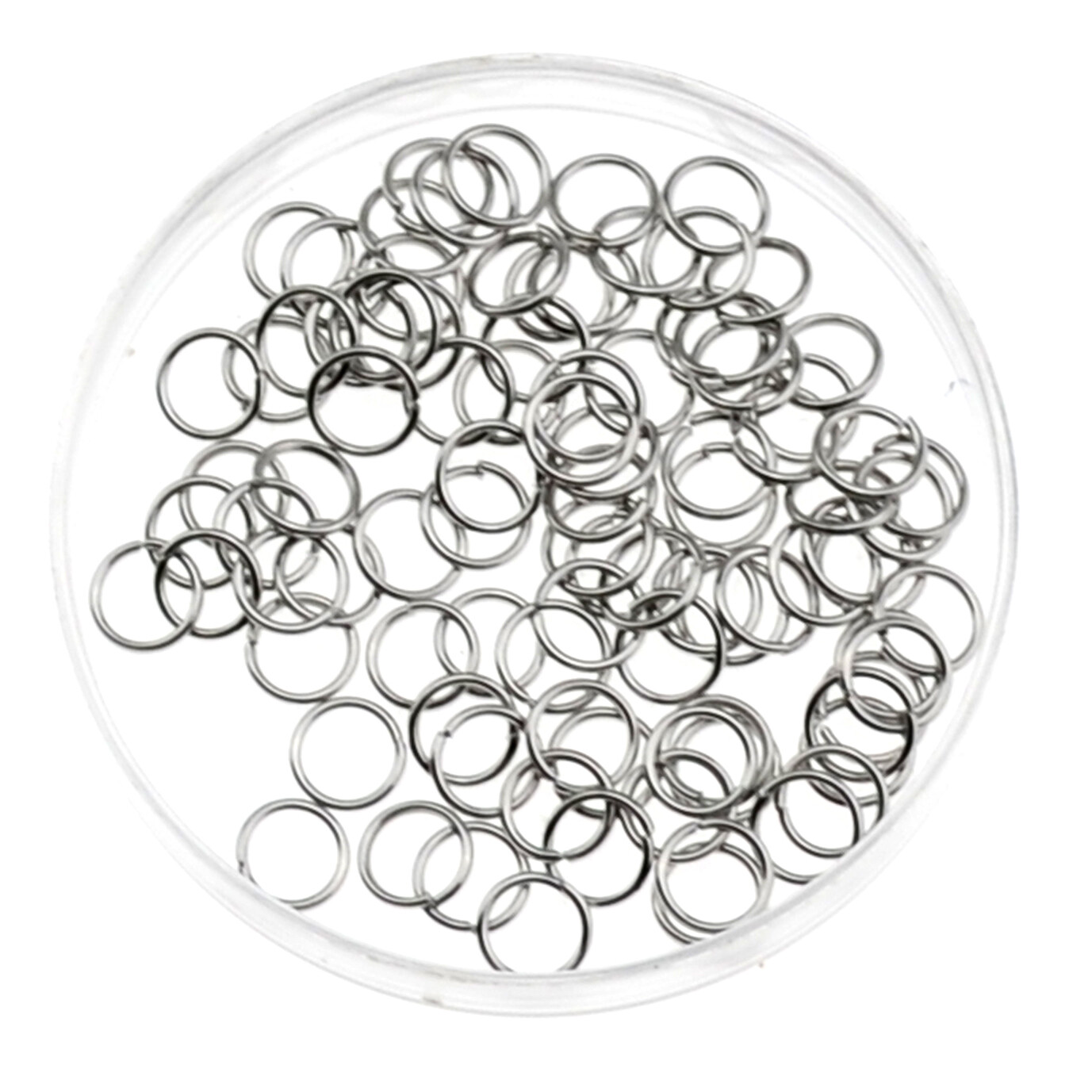 30 x Edelstahl Biegering 5 x0,6mm