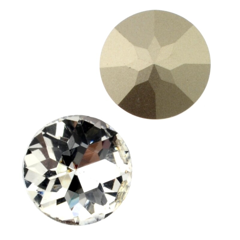 Hochwertiger Cabochon im Diamantenschliff 27mm / 1 Stück