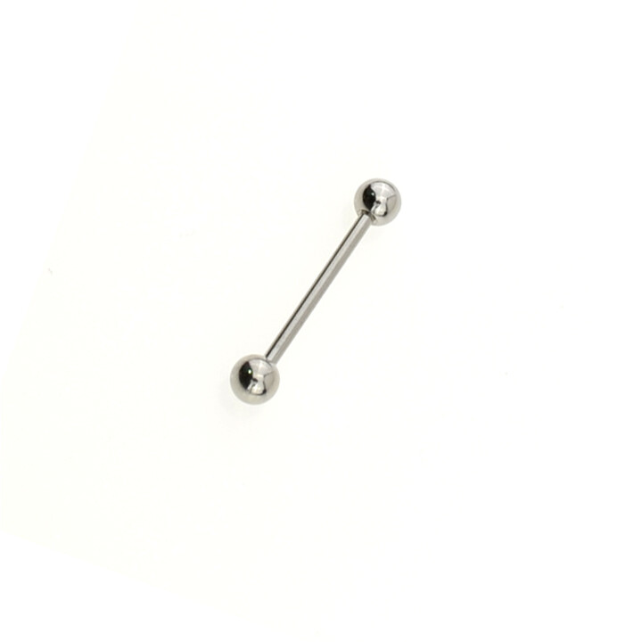 Gewindestab mit Kugel für Wechselfingerring - ~31mm lang – edelstahl