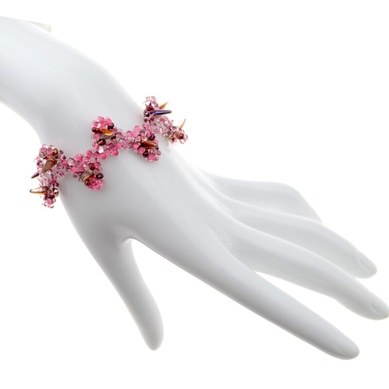DIY-Schmuckset „Rosethorn Bloom“ – Armband mit Dornenperlen & Rosenglanz selbst basteln