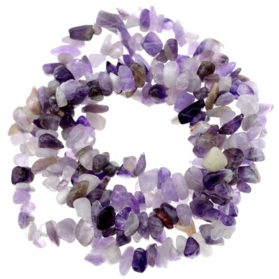 Amethyst splitter / Strang ca. 90cm / mehr als 200 Steinchen Amethyst splitter / Strang ca. 90cm / mehr als 200 Steinchen