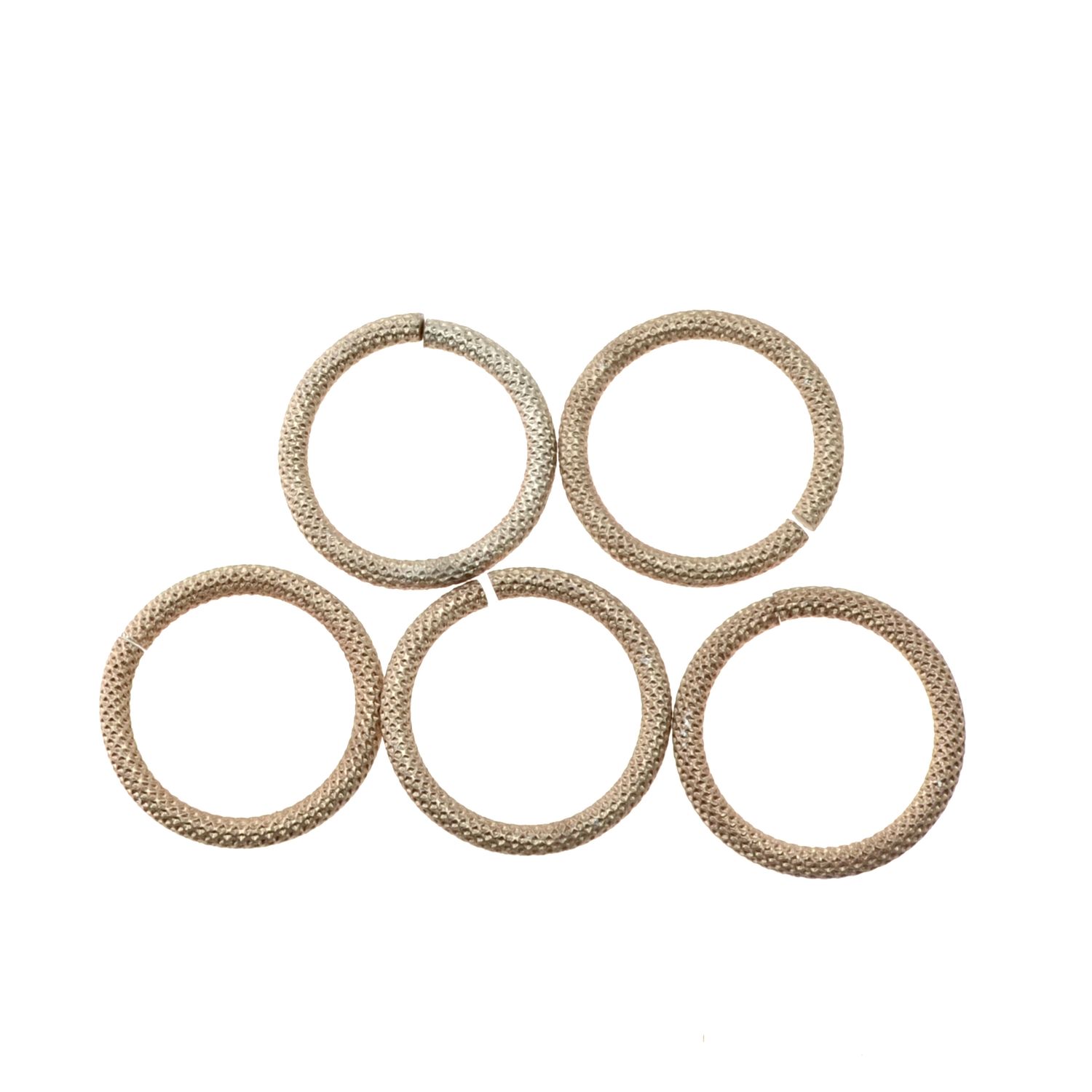 5x Ringe 25mm  farbe h. rosa