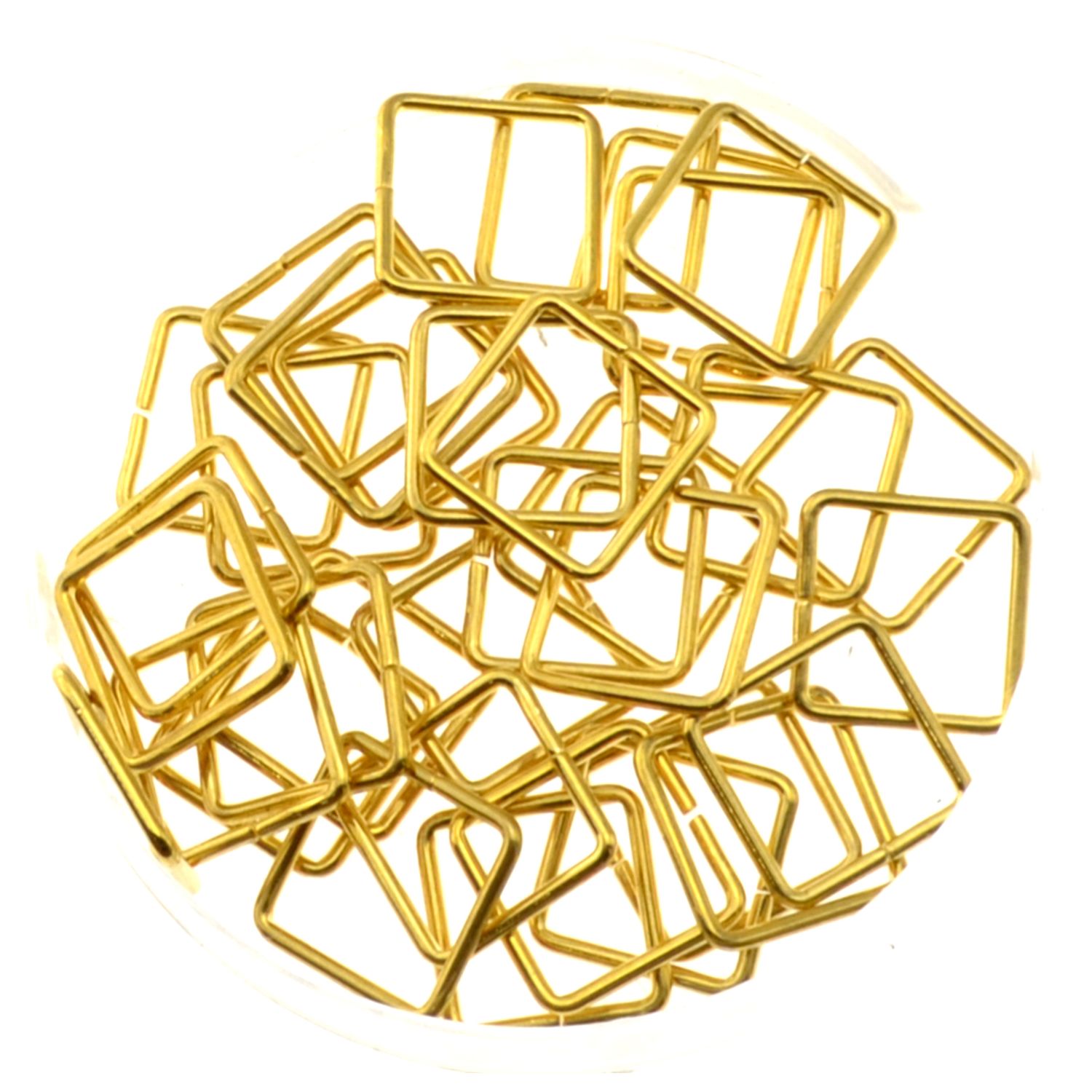 68x Ringe 9mm  farbe gold