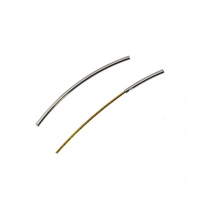Steckverschluss 1mm silberfarben / 1 Stück Steckverschluss 1mm silberfarben / 1 Stück