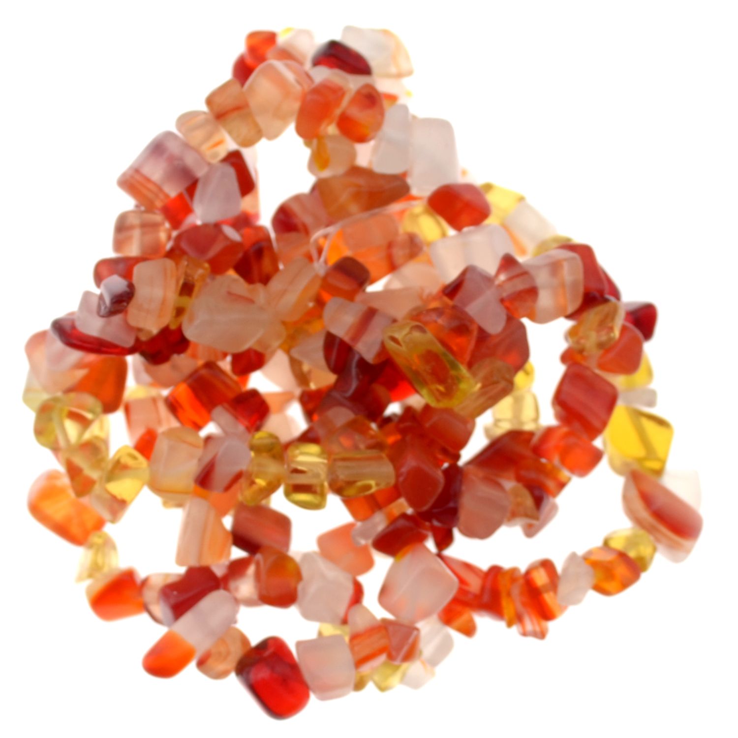 Natürliche Karneol-Chips, 3 x 10 mm, ca. 200-220 Stück