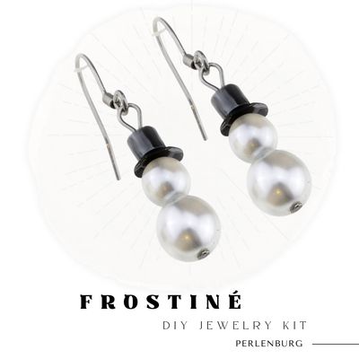 45. DIY-Schmuckset „Frostiné“ – Schneemann Ohrringe basteln