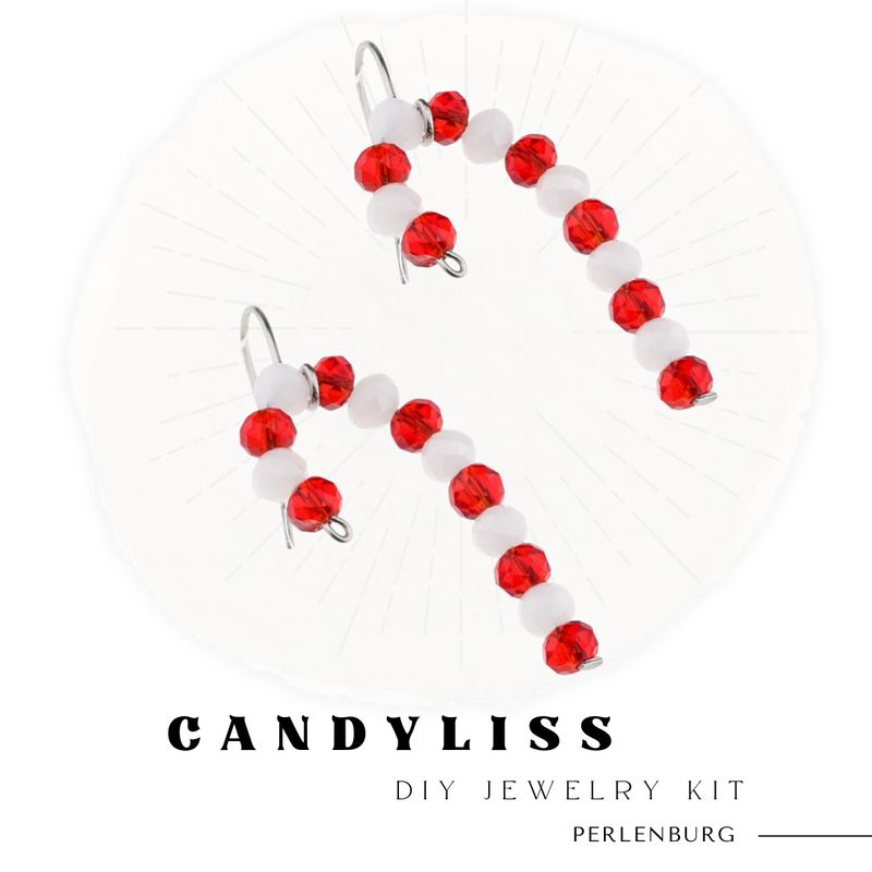 45. DIY-Schmuckset „Candyliss“ – Zuckerstangen Ohrringe basteln