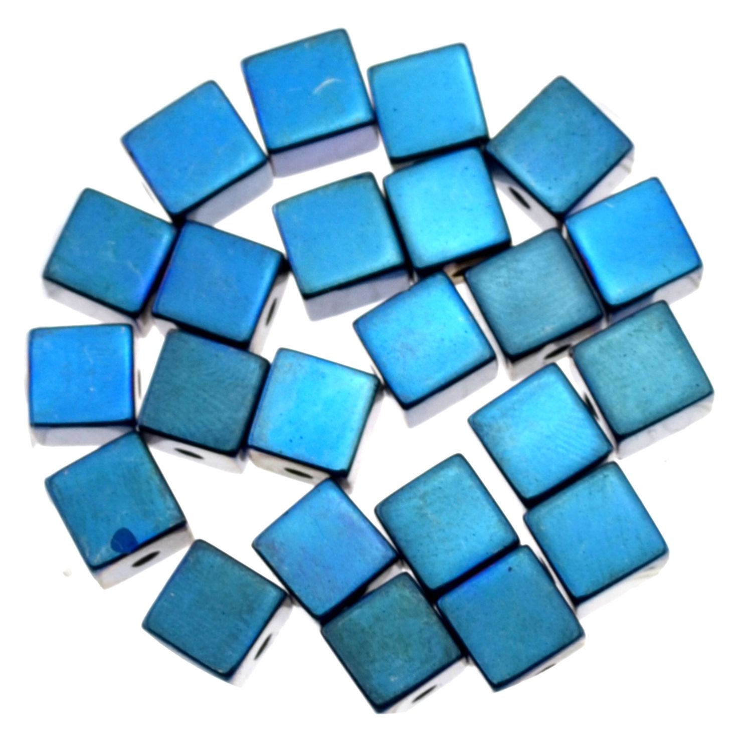 Hämatit-Würfelperlen 6 mm – 10 Stück | Perlen für modernen DIY-Schmuck Hämatit-Würfelperlen 6 mm – 10 Stück | Perlen für modernen DIY-Schmuck