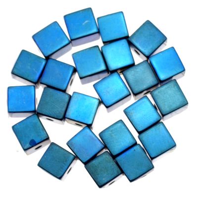 Hämatit-Würfelperlen 6 mm – 10 Stück | Perlen für modernen DIY-Schmuck Hämatit-Würfelperlen 6 mm – 10 Stück | Perlen für modernen DIY-Schmuck