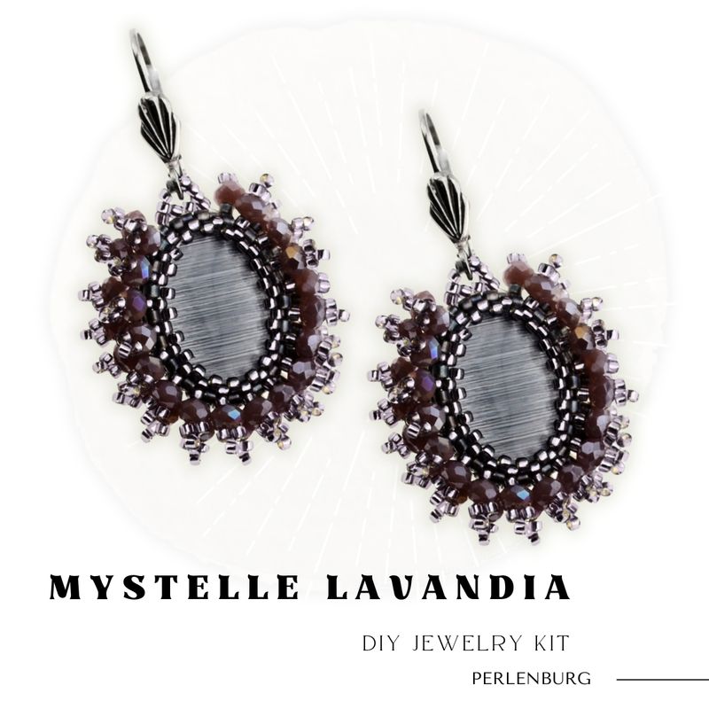 Schmuckherstellungs Set 92/ Ohrringe selber machen DIY Kit mit Perlen + Anleitung + Zubehör
