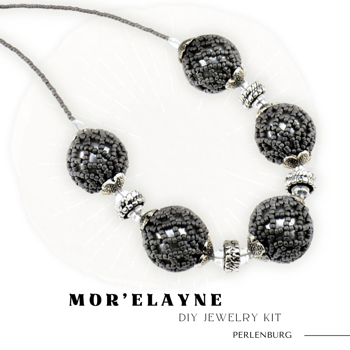 DIY-Schmuckset „Mor’Elayne“ – Halskette mit Perlen & Anleitung