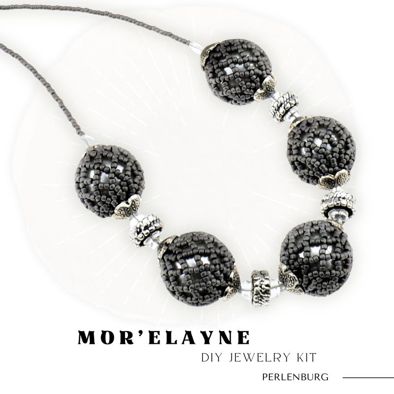 DIY-Schmuckset „Mor’Elayne“ – Halskette mit Perlen & Anleitung
