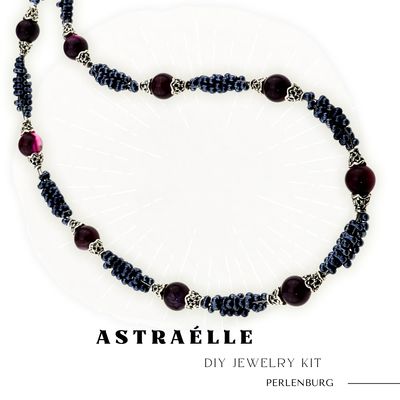 DIY-Schmuckset „Astraélle“ – Kette mit Perlen & Anleitung