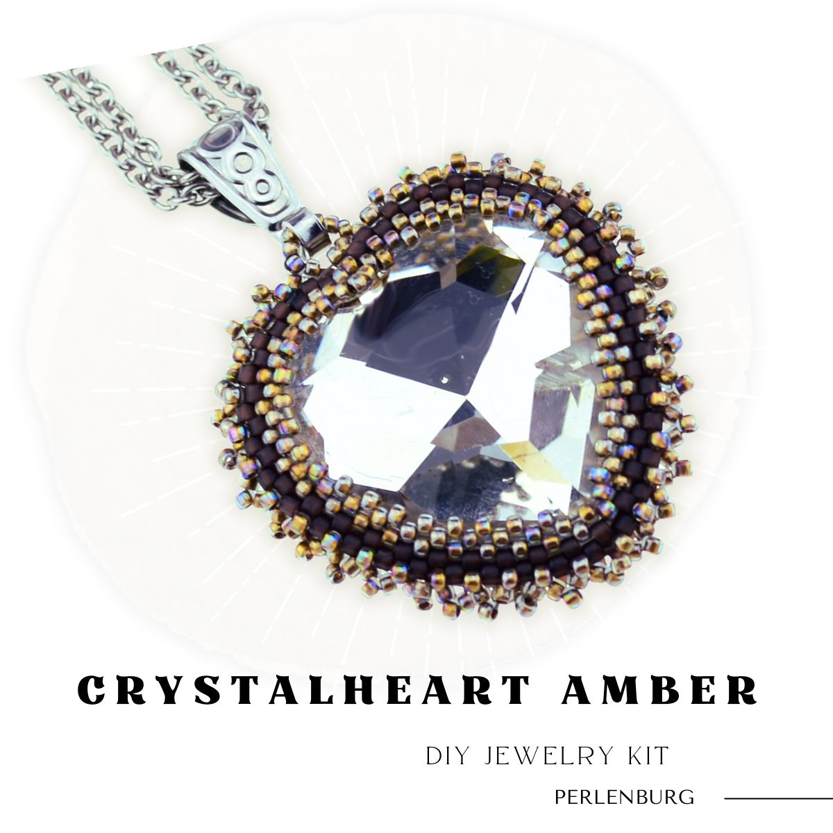 Schmuckherstellungs Set 531 / Rocailles Anhänger selber machen Anleitung + Perlen +Zubehör