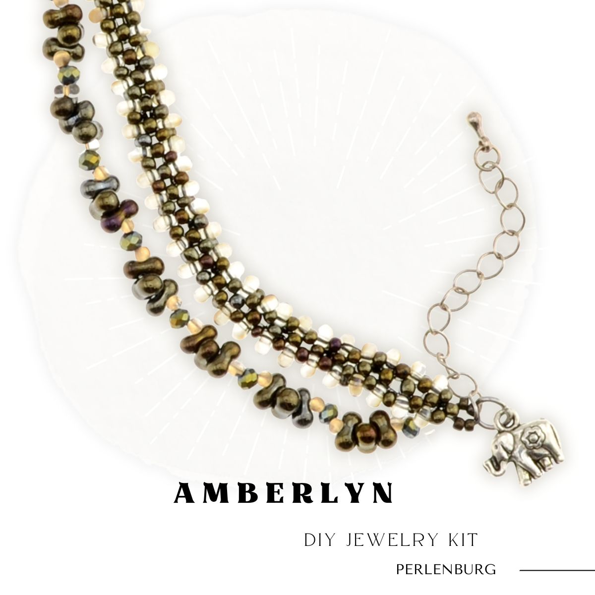 Schmuckherstellung Set 53/ Perlenarmband selber machen DIY Kit mit Perlen + Anleitung + Zubehör