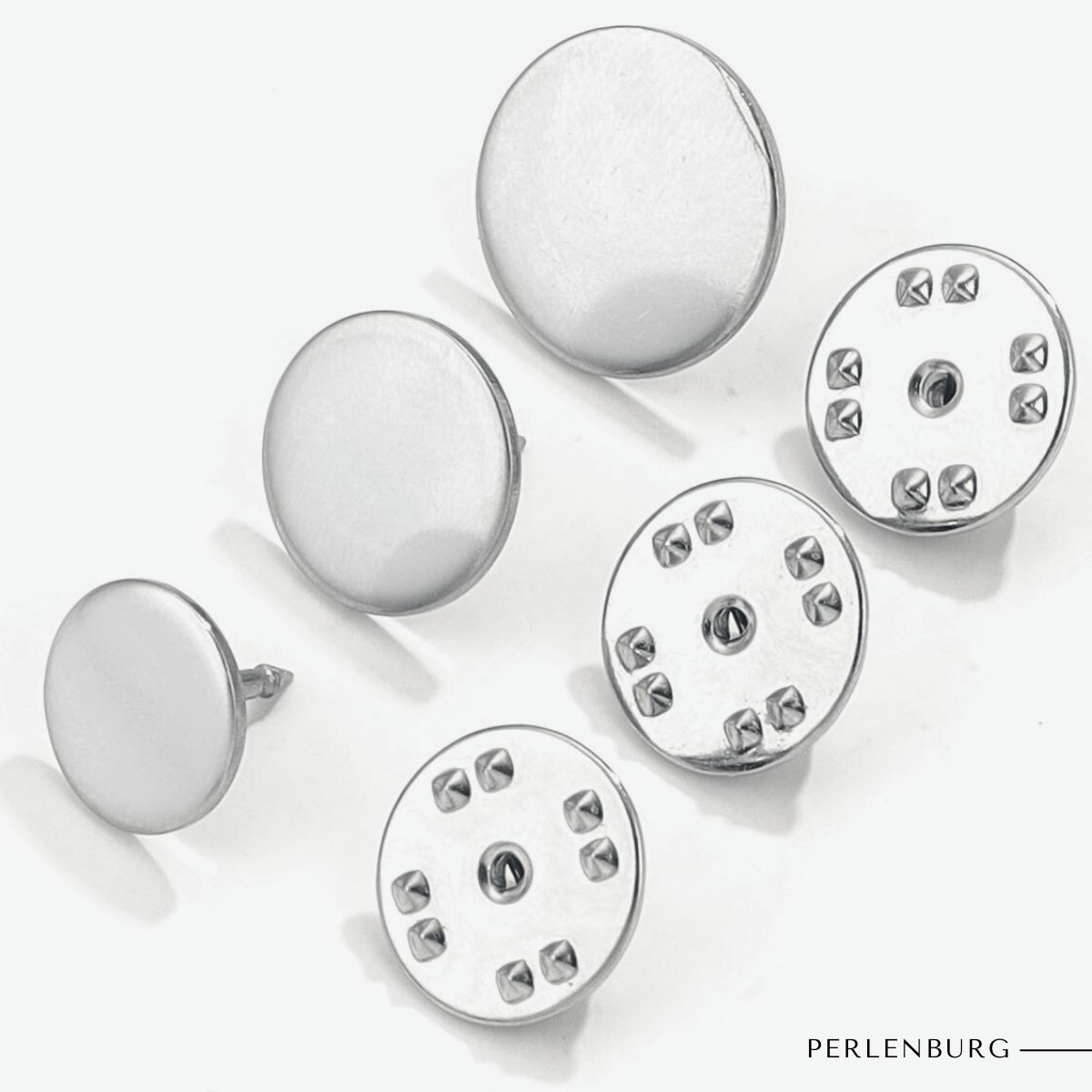 Butterfly-Verschluss Edelstahl 10 mm – DIY- Broschen & Schmuck sicher befestigen / 1 Stück