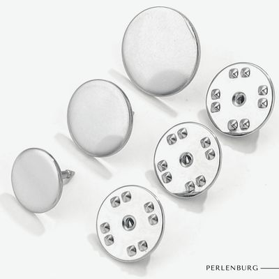 Butterfly-Verschluss Edelstahl 10 mm – DIY- Broschen & Schmuck sicher befestigen / 1 Stück