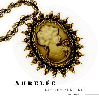 DIY-Schmuckset „Aurelée“ – Vintage-Cabochon-Anhänger selbst gestalten