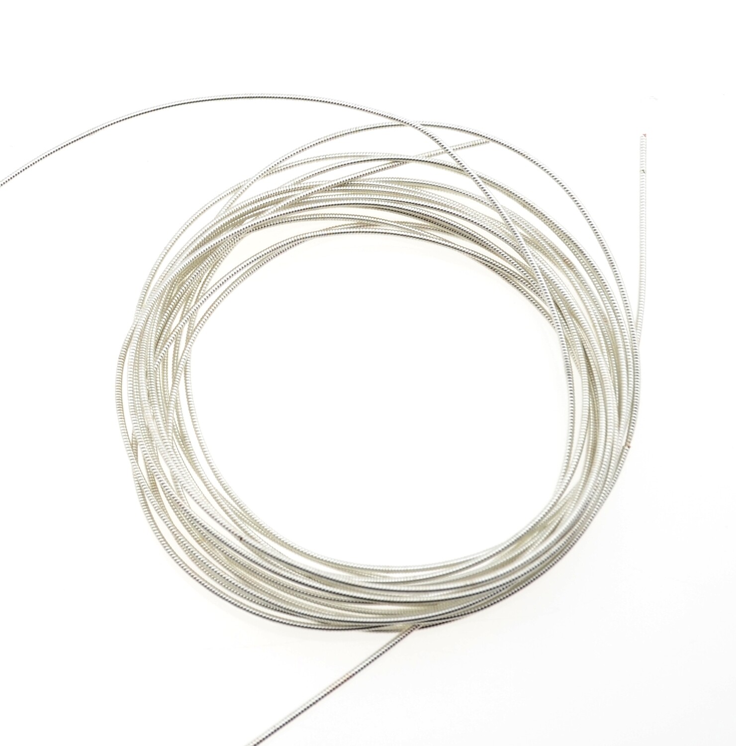 Hart French Wire 1mm, französischer Draht, Boullondraht silber / 50cm Hart French Wire 1mm, französischer Draht, Boullondraht silber / 50cm